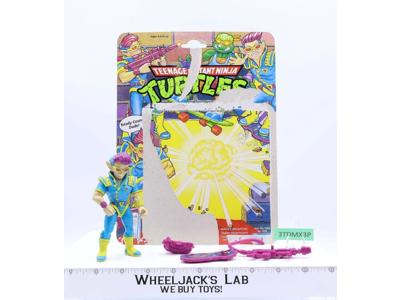 Zak the Neutrino 100% Complete W/Card Teenage Mutant Ninja Turtle 1991 Playmates