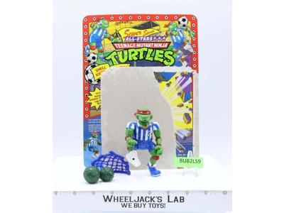 Shell Kickin' Raph w/Cardback NR MINT 100% Complete TMNT 1991 Playmates Vintage