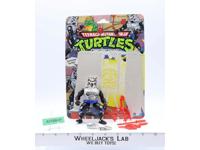 Chrome Dome W/Cardback 100% Complete TMNT 1991 Playmates Vintage Action Figure