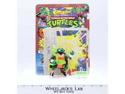Shell Slammin' Mike W/Card 100% Complete TMNT 1991 Playmates Action Figure