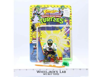 Slap Shot Leo 100% Complete W/Card Teenage Mutant Ninja Turtles TMNT Playmates