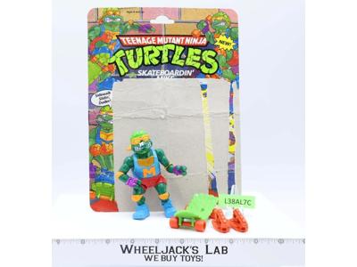 Skateboardin' Mike W/Card 100% Complete TMNT 1991 Playmates Action Figure