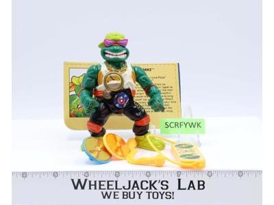 Rappin' Mike 100% Complete 1991 TMNT Teenage Mutant Ninja Turtle Playmates