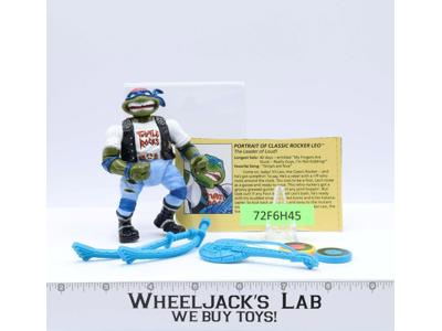 Classic Rocker Leo 100% Complete Teenage Mutant Ninja Turtle 1991 Playmates