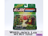 Scarlett vs Sand Scorpion GI Joe Valor vs Venom 2003 Hasbro NEW MOSC SEALED