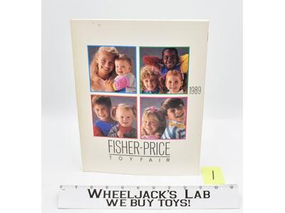 FISHER PRICE 1989 #1 Toy Fair Employee Dealer Catalog CRASH ZONE CONSTRUX  FOOD