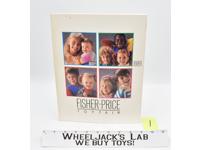 FISHER PRICE 1989 #1 Toy Fair Employee Dealer Catalog CRASH ZONE CONSTRUX  FOOD