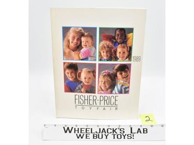 FISHER PRICE 1989 #2 Toy Fair Employee Dealer Catalog CRASH ZONE CONSTRUX