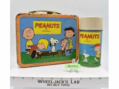 The Peanuts Metal Lunchbox W/Thermos 1959 King-Seeley Thermos Co.