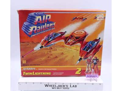 Twin Lightning Air Raiders 1987 Hasbro Vintage Action Figure Vehicle