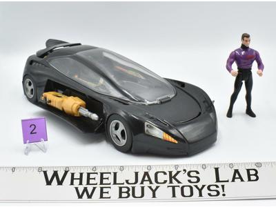 Street Jet Batmobile #2 Batman Animated Series 1992 Kenner Vehicle W/Bruce Wayne