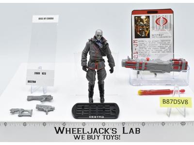 Destro v23 100% Complete G.I. Joe Rise of Cobra 2009 Hasbro Action Figure