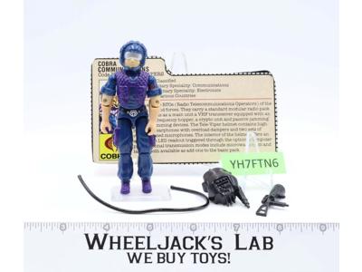 Tele-Vipers V1 100% Complete G.I. Joe 1985 Hasbro Vintage Action Figure