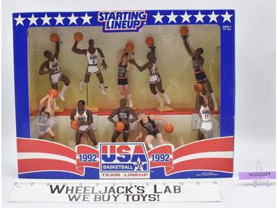 USA Basketball Team Lineup Starting Lineup 1992 Kenner Action Figure Set