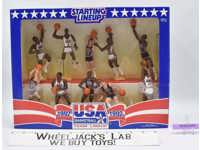 USA Basketball Team Lineup Starting Lineup 1992 Kenner Action Figure Set