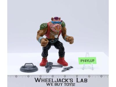 Bebop HARD HEAD 100% Complete Teenage Mutant Ninja Turtles 1988 Playmates