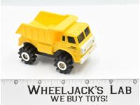 Yellow Dump Truck 4x4 Schaper Stomper 1982 Rough Riders Vintage
