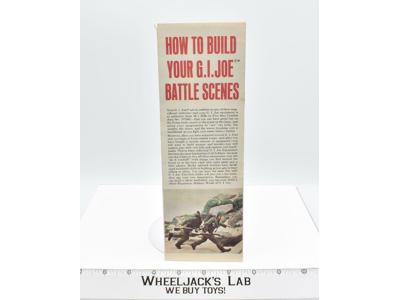 How To Build Your GI Joe Battle Scenes Instruction Booklet GI Joe Hasbro