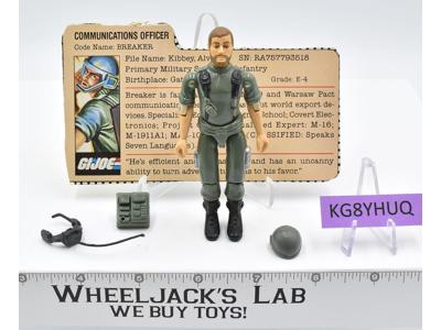 Breaker V1 STRAIGHT ARM 100% Complete G.I. Joe 1982 Hasbro Action Figure Vintage