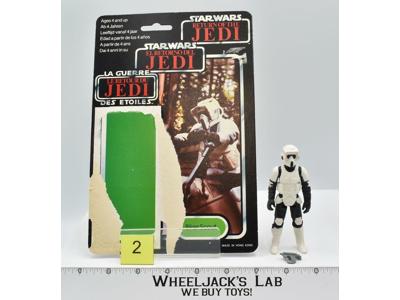 Biker Scout #2 100% Complete 70 Back ROTJ Star Wars Kenner 1983 NO REPRO