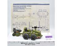 Weapons Transport G.I. Joe Hasbro 1985 Vintage Vehicle Action Figure