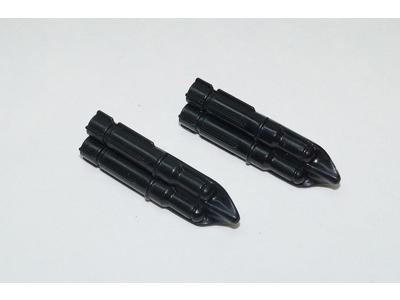 Pretender Gunrunner Energy Missiles Pair 1988 G1 Transformers Action Figure