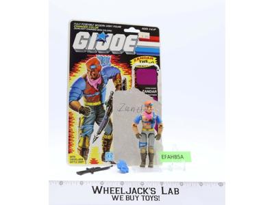 Zandar V1 100% Complete W/Cardback 1986 GI Joe ARAH Hasbro Vintage Action Figure