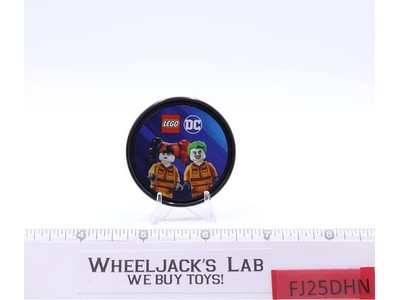 The Joker & Harley Quinn DC Comics SDCC 2025 Lego Pop Badge