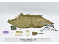 Bivouac Deluxe Pup Tent Equipment Set G.I. Joe Hasbro 1964 Vintage 12" Accessory