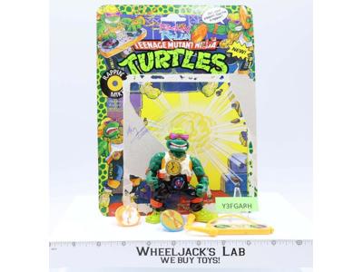 Rappin' Mike 100% Complete W/Card TMNT Teenage Mutant Ninja Turtle Playmates