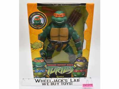 Giant Michelangelo 12" Teenage Mutant Ninja Turtles 2002 Playmates NEW MISB