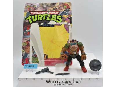 Bebop HARD HEAD W/Cardback 100% Complete TMNT 1988 Playmates Action Figure