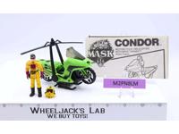 Condor W/Brad Turner 100% Complete M.A.S.K.1986 Kenner Action Figure Vehicle