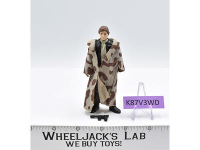 Han Solo Trench Coat 100% Complete Star Wars ROTJ 1983 Vintage Kenner NO REPRO