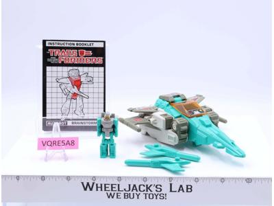 Brainstorm Headmaster 100% Complete Vintage 1987 G1 Transformers Action Figure
