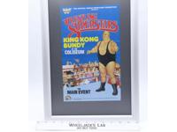 King Kong Bundy Original Poster 12x7.5 1980's WWF LJN Wrestling Vintage