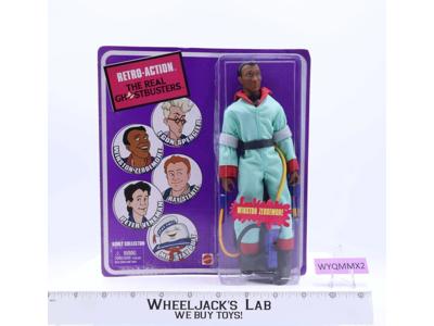 Winston Zeddemore Ghostbusters Retro-Action 2010 Mattel 8" NEW MOSC SEALED