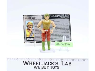 Armadillo V1 100% Complete 1988 G.I. Joe Hasbro Vintage Action Figure