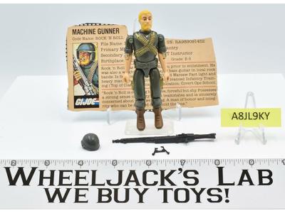 Rock 'N Roll V1 100% Complete 1982 GI Joe ARAH Vintage Hasbro Action Figure