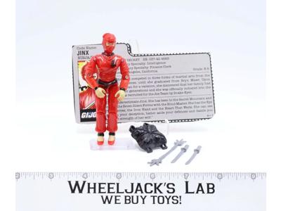 Jinx V1 100% Complete G.I. Joe 1987 Hasbro Vintage Action Figure