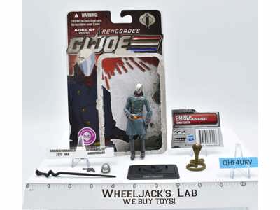 Cobra Commander v48 100% Complete G.I. Joe 30th Anniv. 2011 Hasbro Action Figure