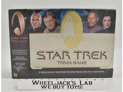 Star Trek Trivia Game Collectible Tin Factory Sealed 2000 Mattel
