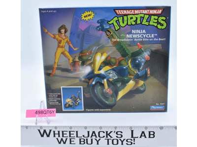 Ninja Newscycle Teenage Mutant Ninja Turtles TMNT 1991 Playmates NEW MISB SEALED