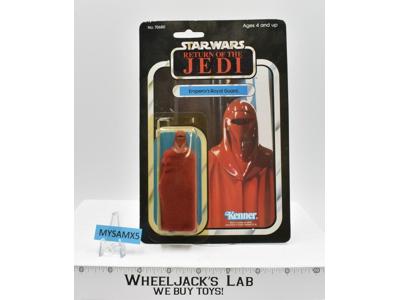 Emperor's Royal Guard 65 Back Star Wars ROTJ 1983 Kenner Figure NEW MOSC SEALED