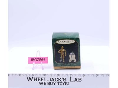 C-3PO & R2-D2 Hallmark Keepsake Christmas Ornament 1997 NEW