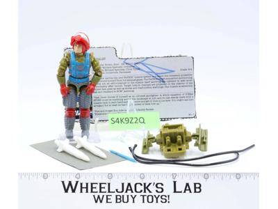 Fast Draw V1 100% Complete G.I. Joe 1987 Hasbro Vintage Action Figure