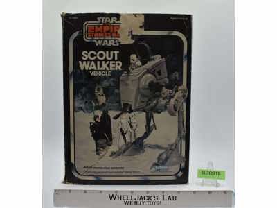 Scout Walker W/Box 100% Complete 1982 Star Wars ROTJ Vintage Kenner Figure