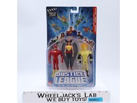 Flash Hawkgirl Waverider Justice League Unlimited 2004 Mattel 3-Pack NEW MOC