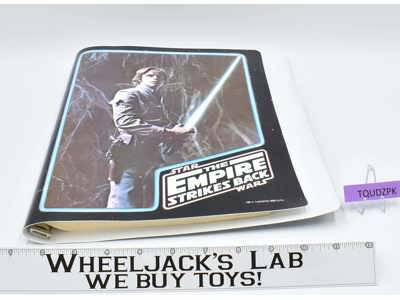 Star Wars Return of the Jedi Luke Skywalker 3 Ring Binder 1980 Lucasfilm