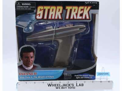 Phaser Star Trek The Wrath of Khan 2008 Diamond Select NEW MIB
